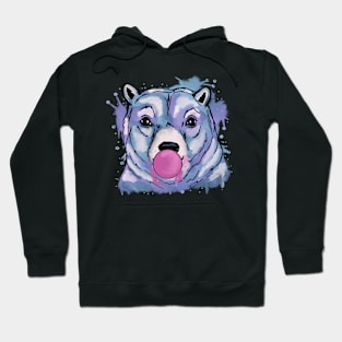 Colorful, polar bear Hoodie